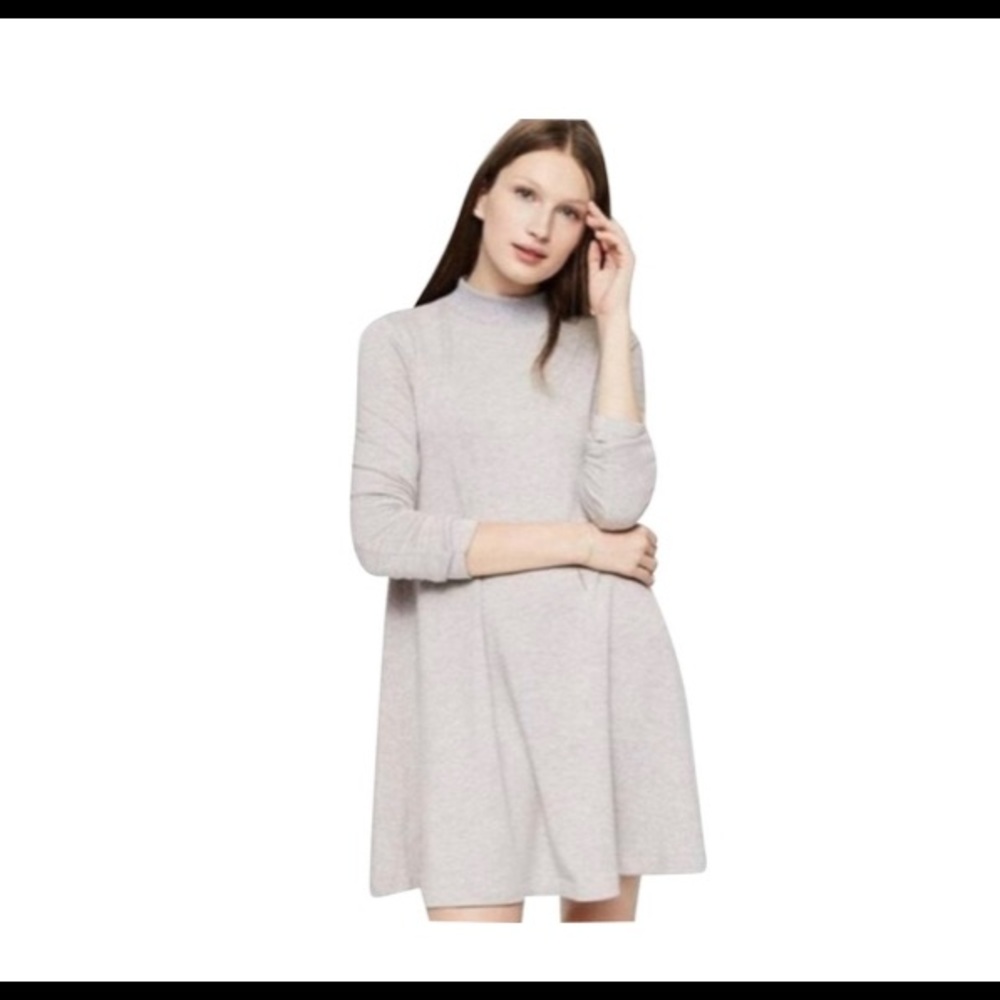 Lou & Grey Signature Soft Mock Neck Dress Small